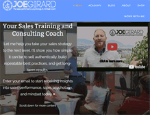 Tablet Screenshot of joegirard.ca